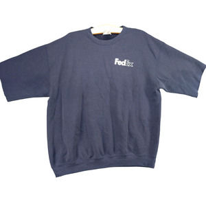 Lee Heavyweight Men's FedEx Pullover Sweatshirt Blue Size XL Vintage